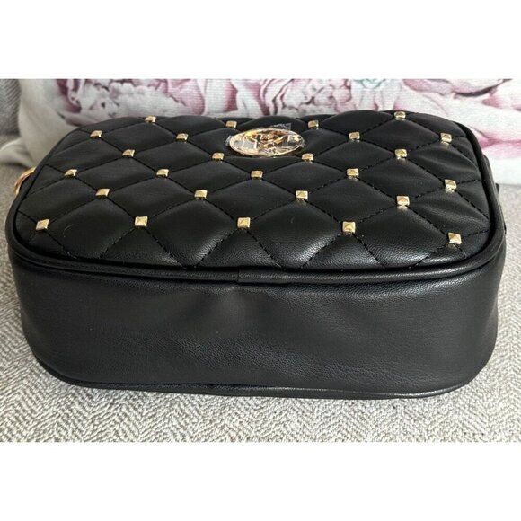 BADGLEY MISCHKA Quilted Studded Logo Chain Camera Bag NWT - Picture 11 of 11